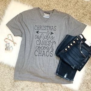 Womans Christmas Graphic Tee